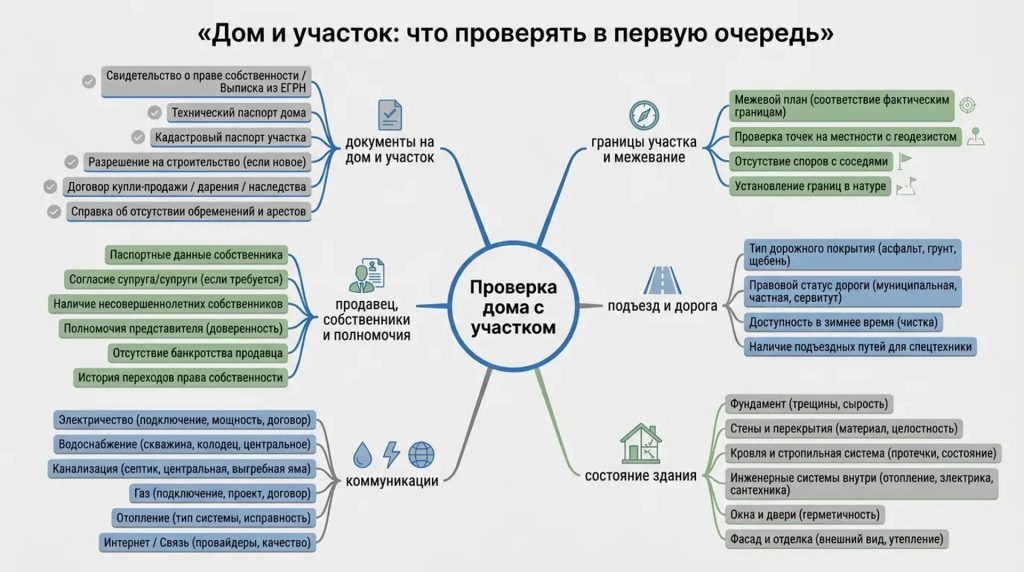 Дом и участок: что проверять в первую очередь